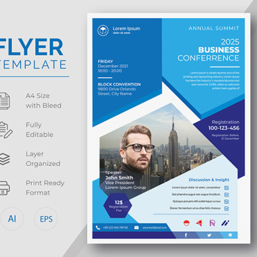 Conference Flyercompanyconferenceconference Corporate Identity 207818