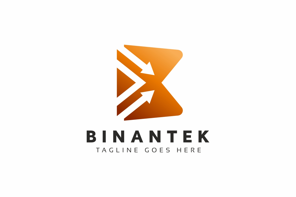 Binantek B Letter Logo Template