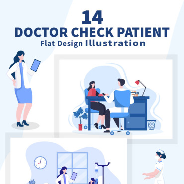 Doctor Patient Illustrations Templates 207875