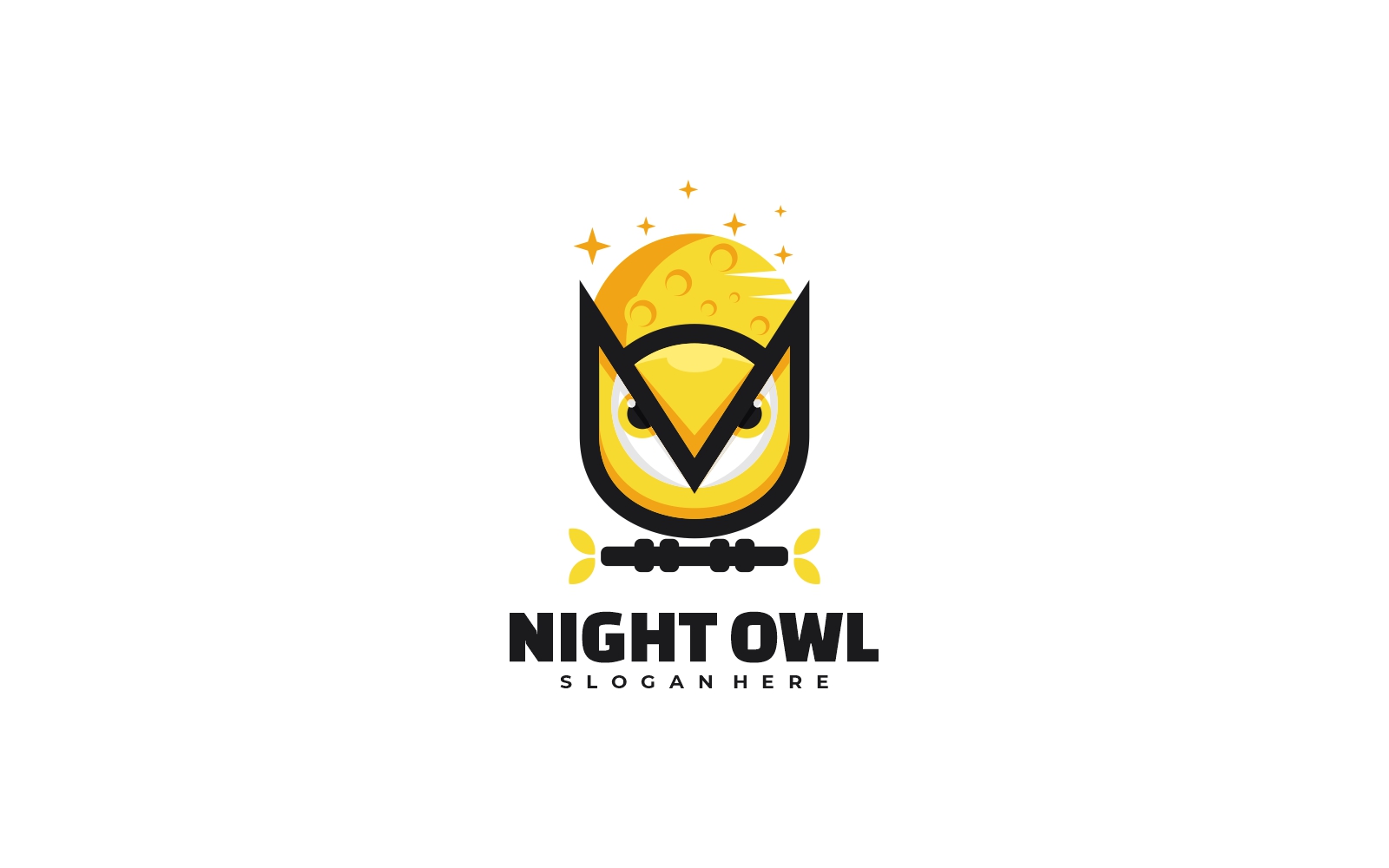 Night Owl Color Mascot Logo Style