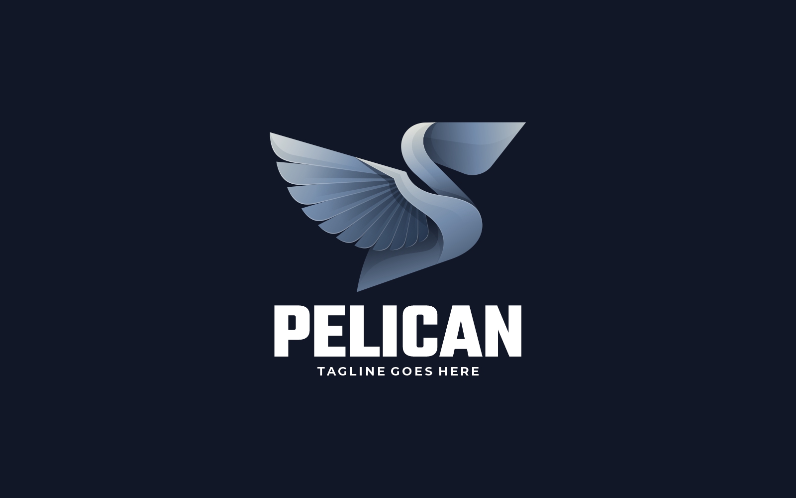 Pelican Gradient Logo Template