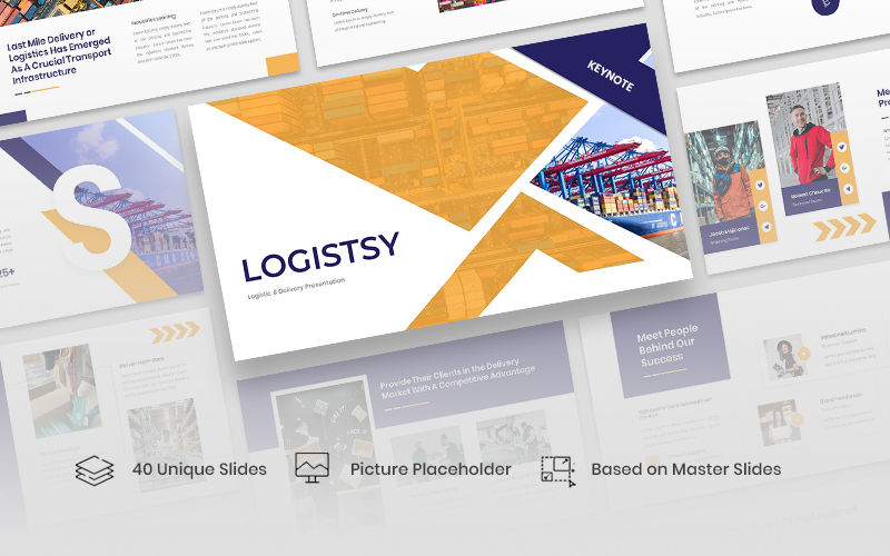 Logistsy - Logistic & Delivery Keynote Template
