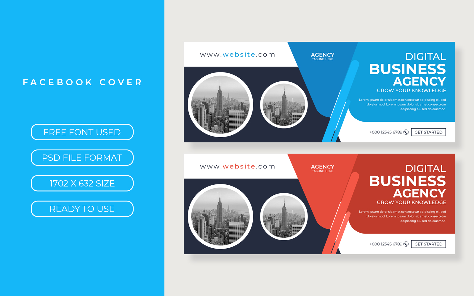 Corporate and business social media cover banner