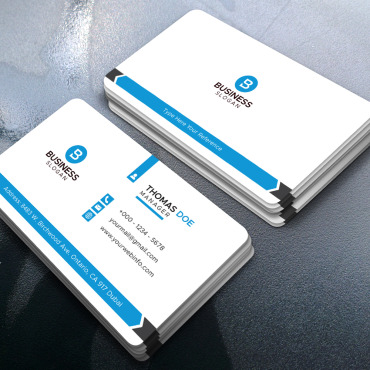 Designclean Stylecorporatecreativecyanelegantgreenillustratorminimalistminimalist Corporate Identity 208066