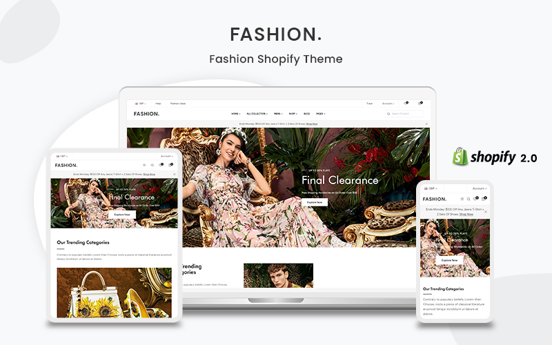 Fashion - The Responsive Multipurpose Shopify eCommerce Theme