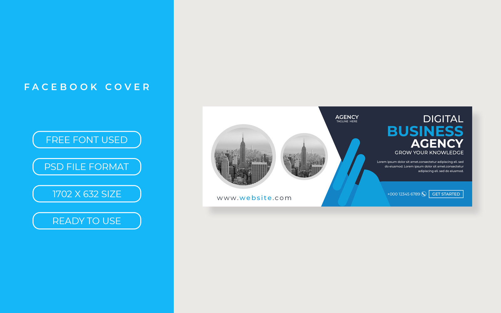 Corporate Business Facebook Cover Theme