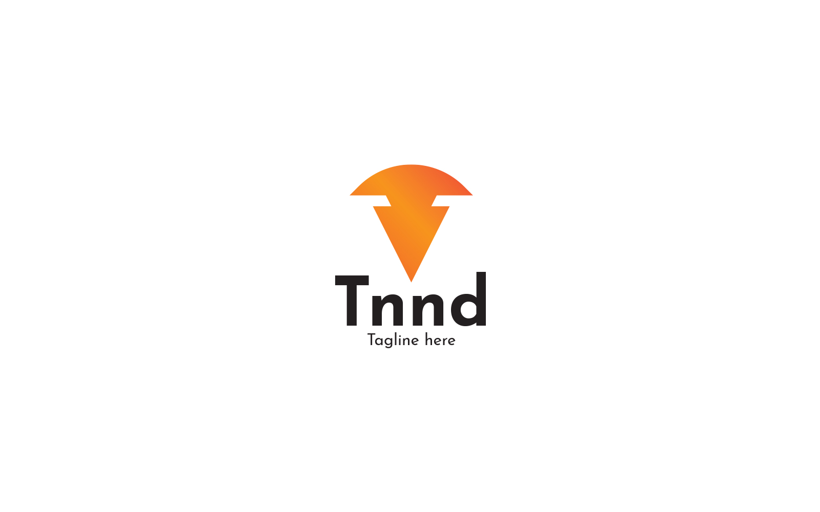 T Letter Tnnd Logo Design Template