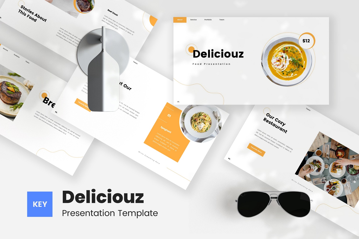 Deliciouz - Food Keynote Template