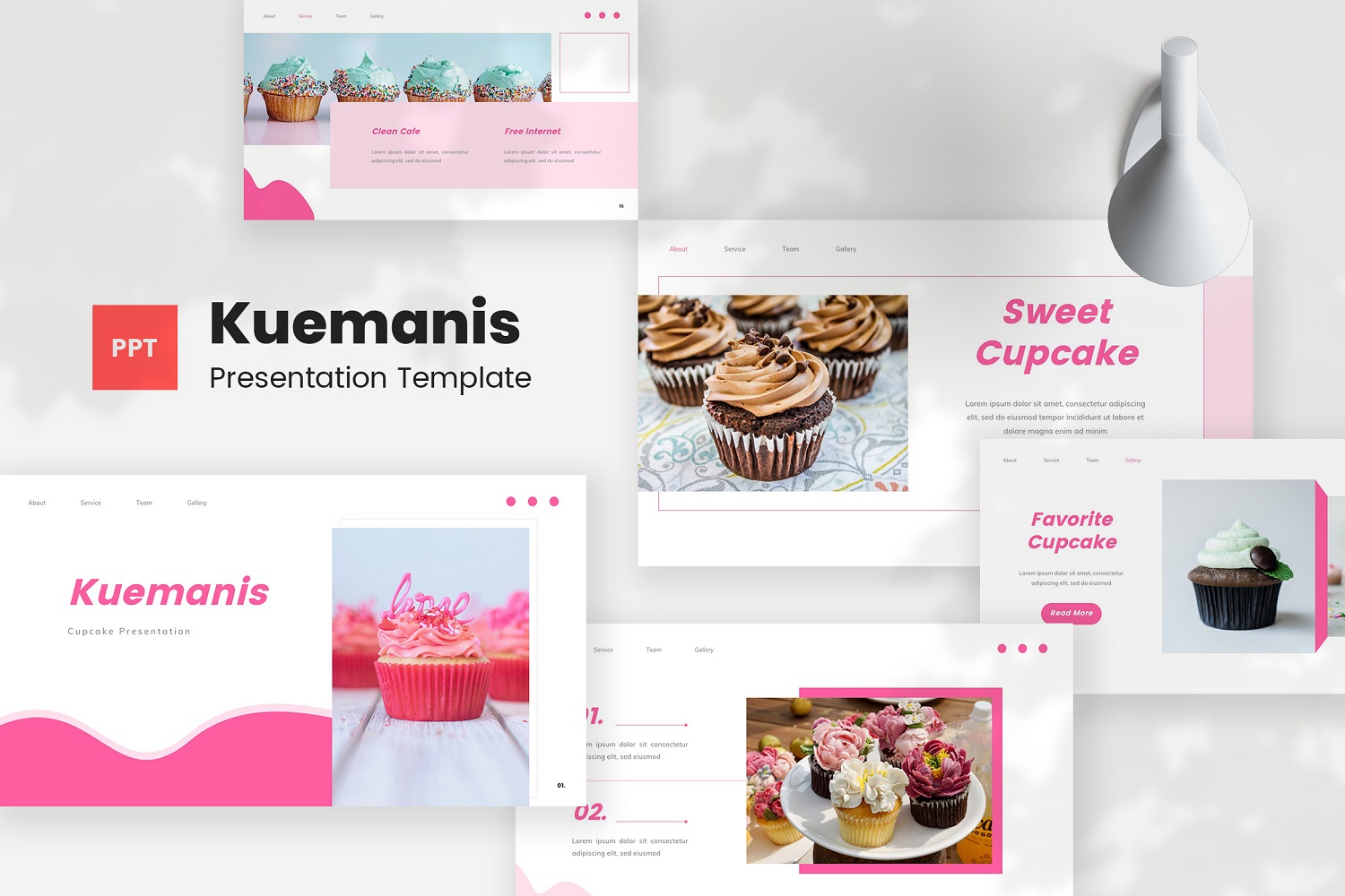 Kuemanis - Cupcake PowerPoint Template