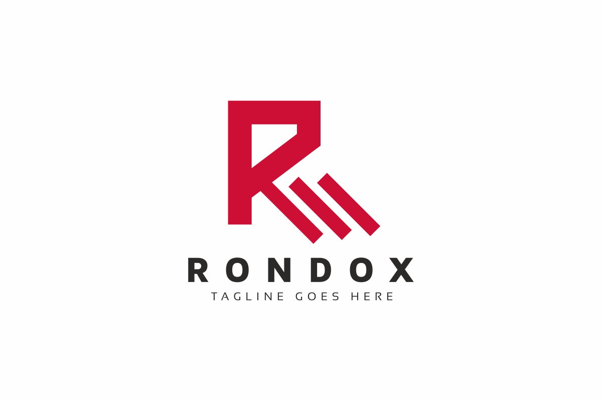 Rondox R Letter Logo Template