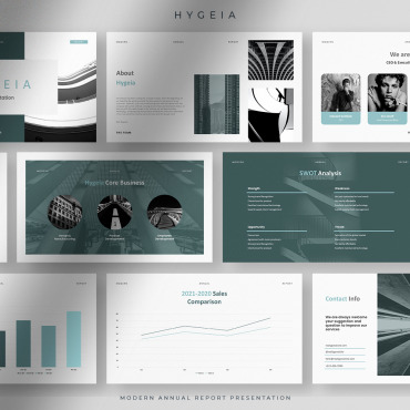 Annual Report PowerPoint Templates 208329