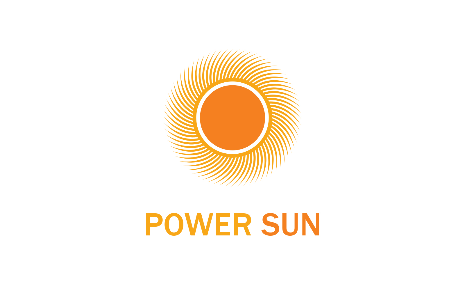 The Power Sun Logo Template