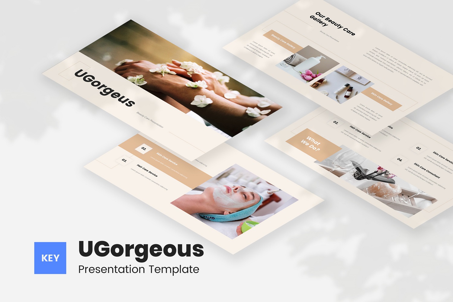 UGorgeous — Beauty Care Keynote Template
