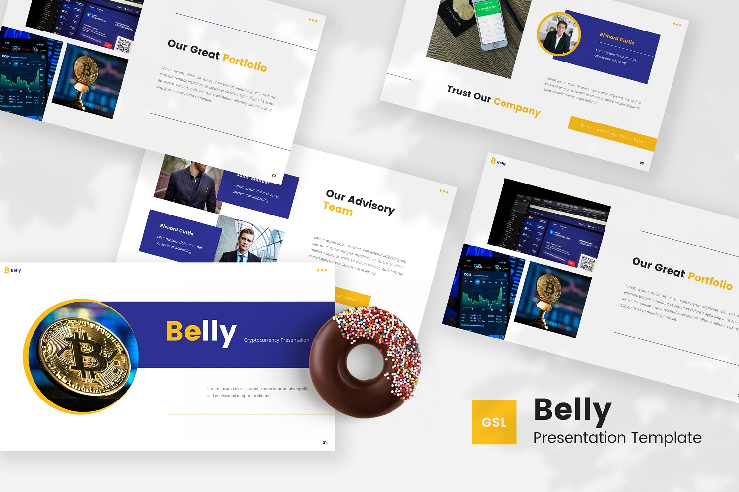 Belly — Cryptocurrency Google Slides Template