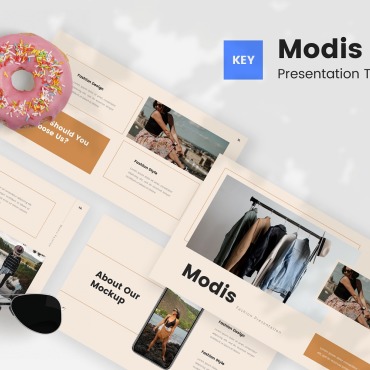 Trend Model Keynote Templates 208390