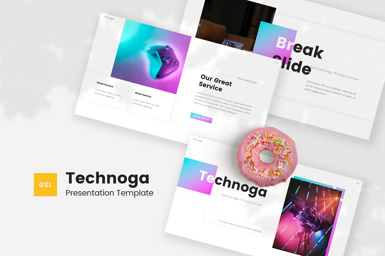 Technoga — Technology Google Slides Template