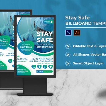 Outdoor Billboard Corporate Identity 208437