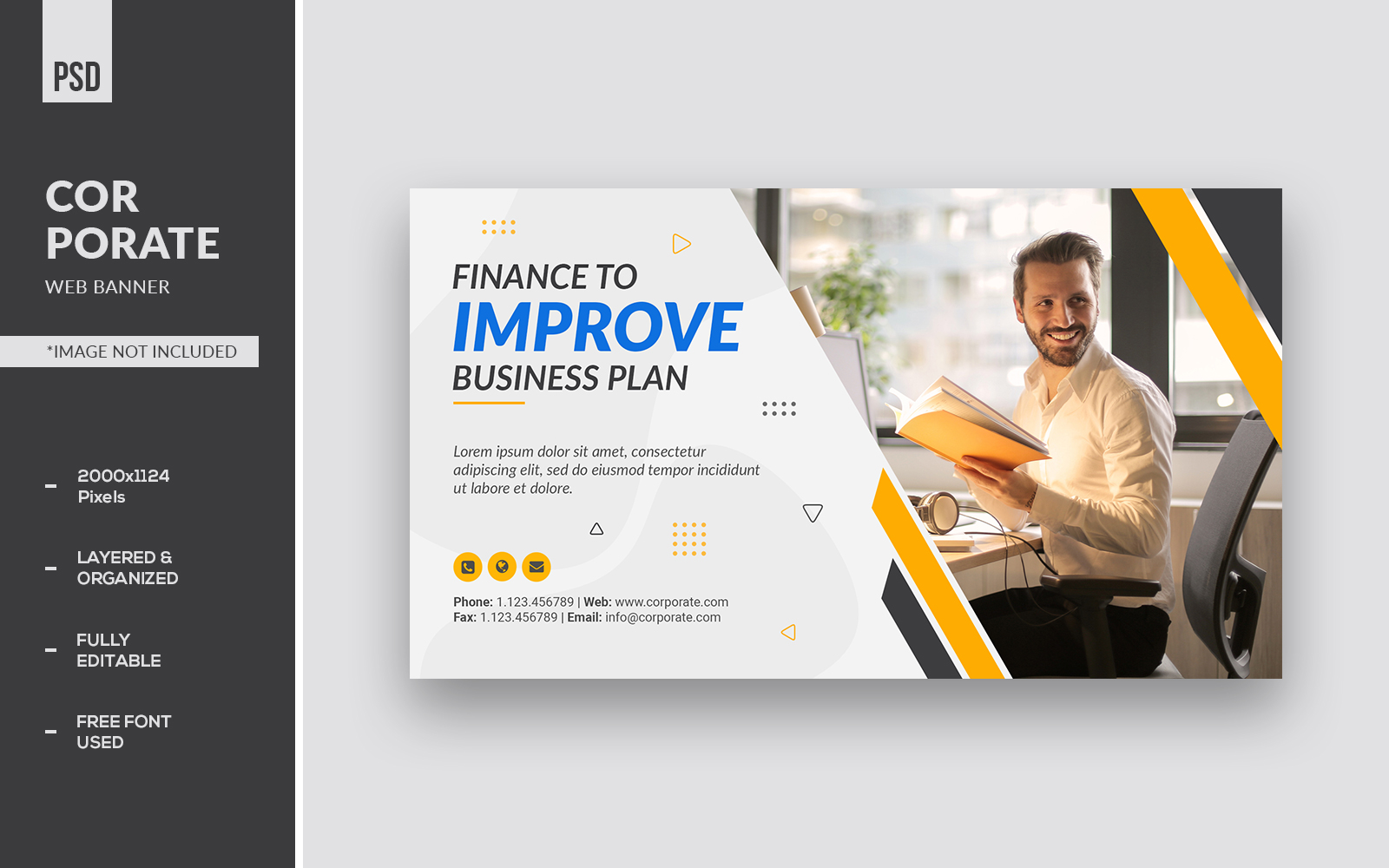 Finance Corporate Web Banner Templates