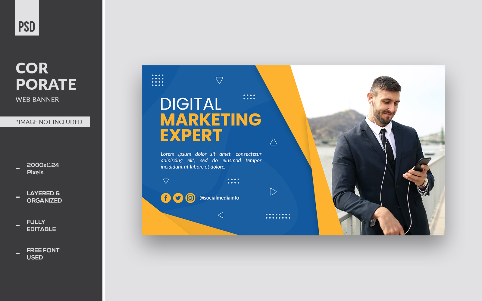 Digital Marketing Expert Corporate Web Banner Templates
