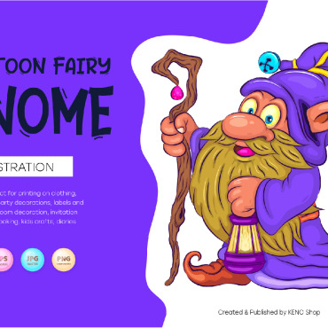 Cartoon Gnome Vectors Templates 208479