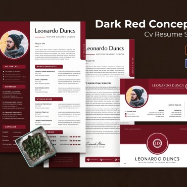 Design Cv Resume Templates 208494