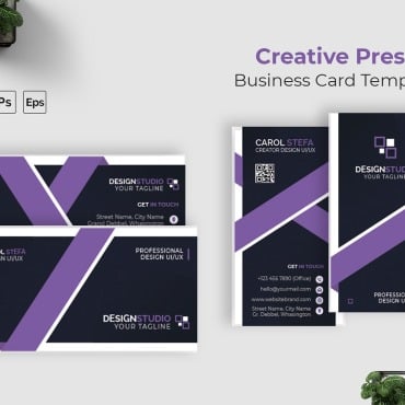 Card Template Corporate Identity 208502