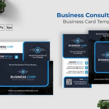 Card Template Corporate Identity 208506