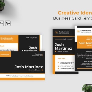 Card Template Corporate Identity 208507