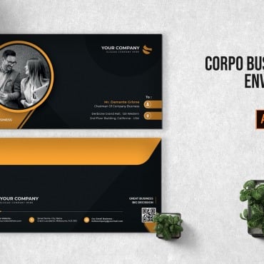 Paper Envelope Corporate Identity 208516