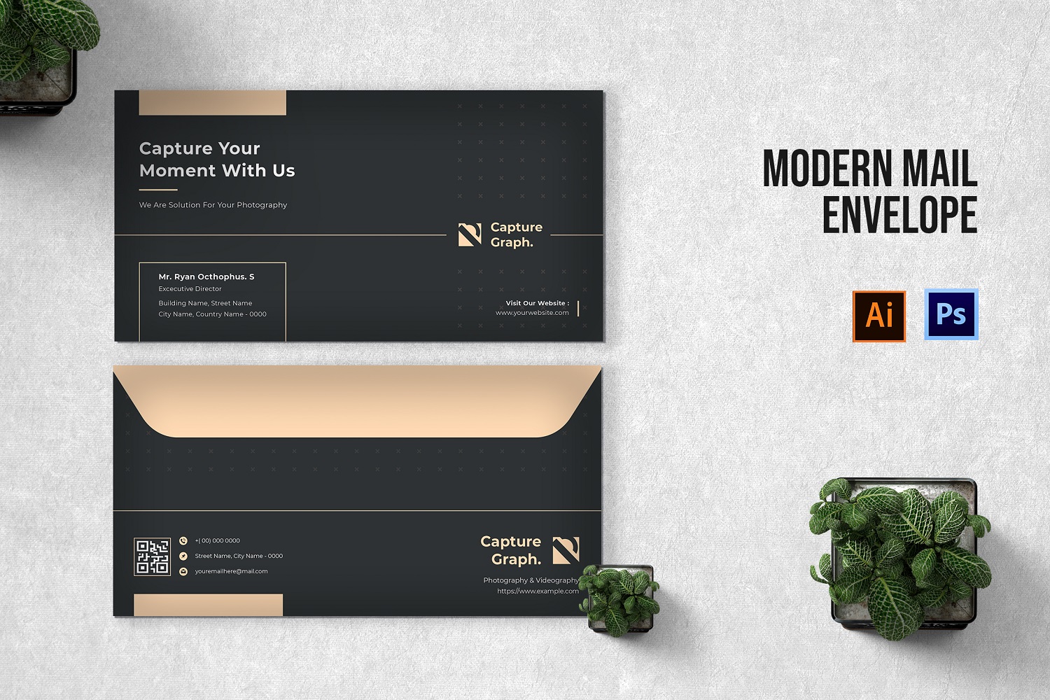 Modern Mail Envelope Template