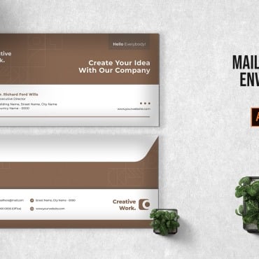 Paper Envelope Corporate Identity 208520