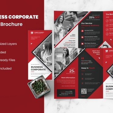 Trifold Flyer Corporate Identity 208563