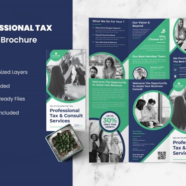 Trifold Flyer Corporate Identity 208564