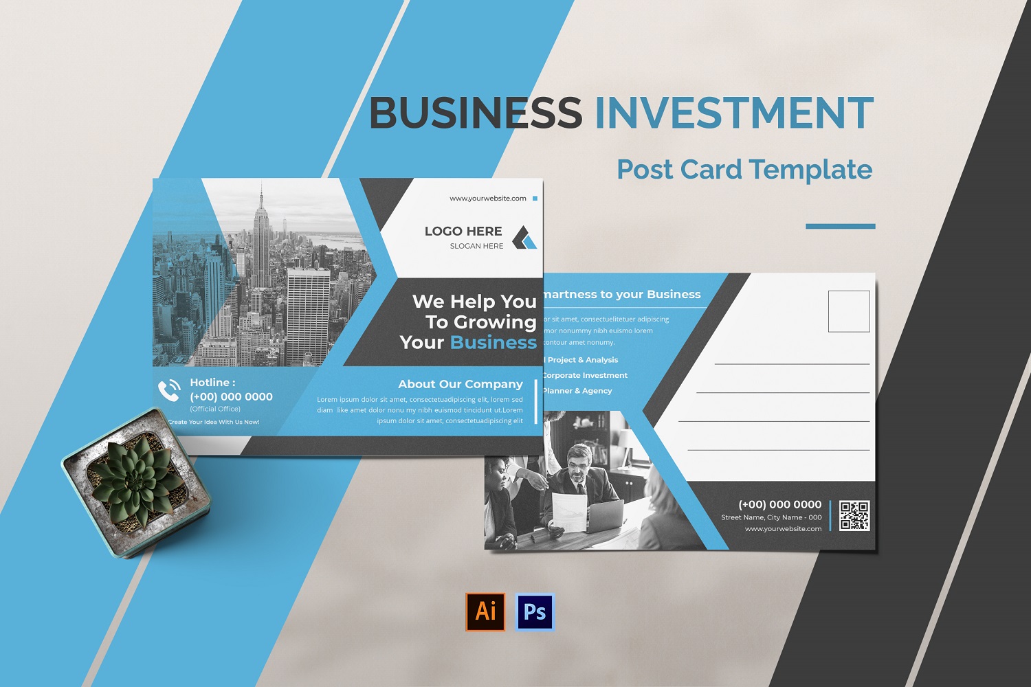 Business Investment Post Card