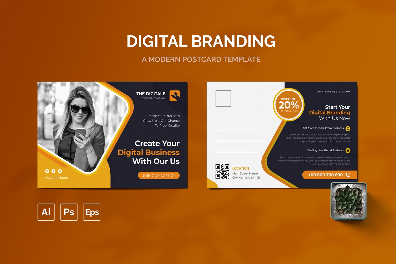 Digital Branding Post Card