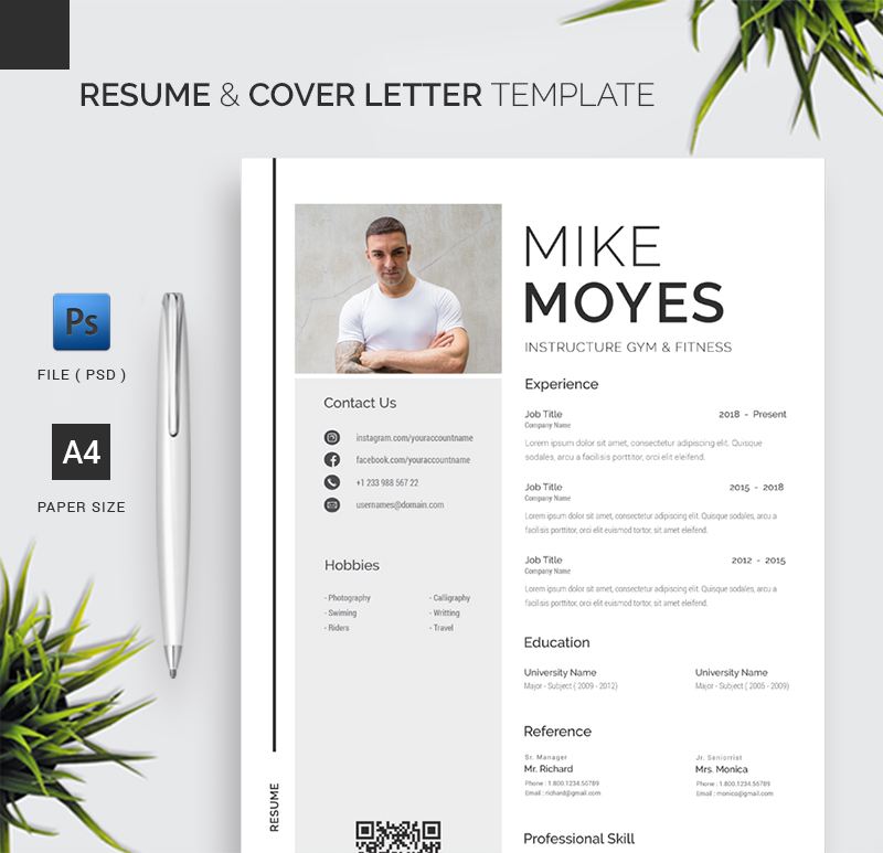 Resume & Cover Letter Template 1.39
