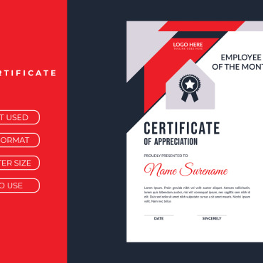 Theme Graphic Certificate Templates 208728