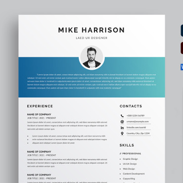 Page 3 Resume Templates 208739