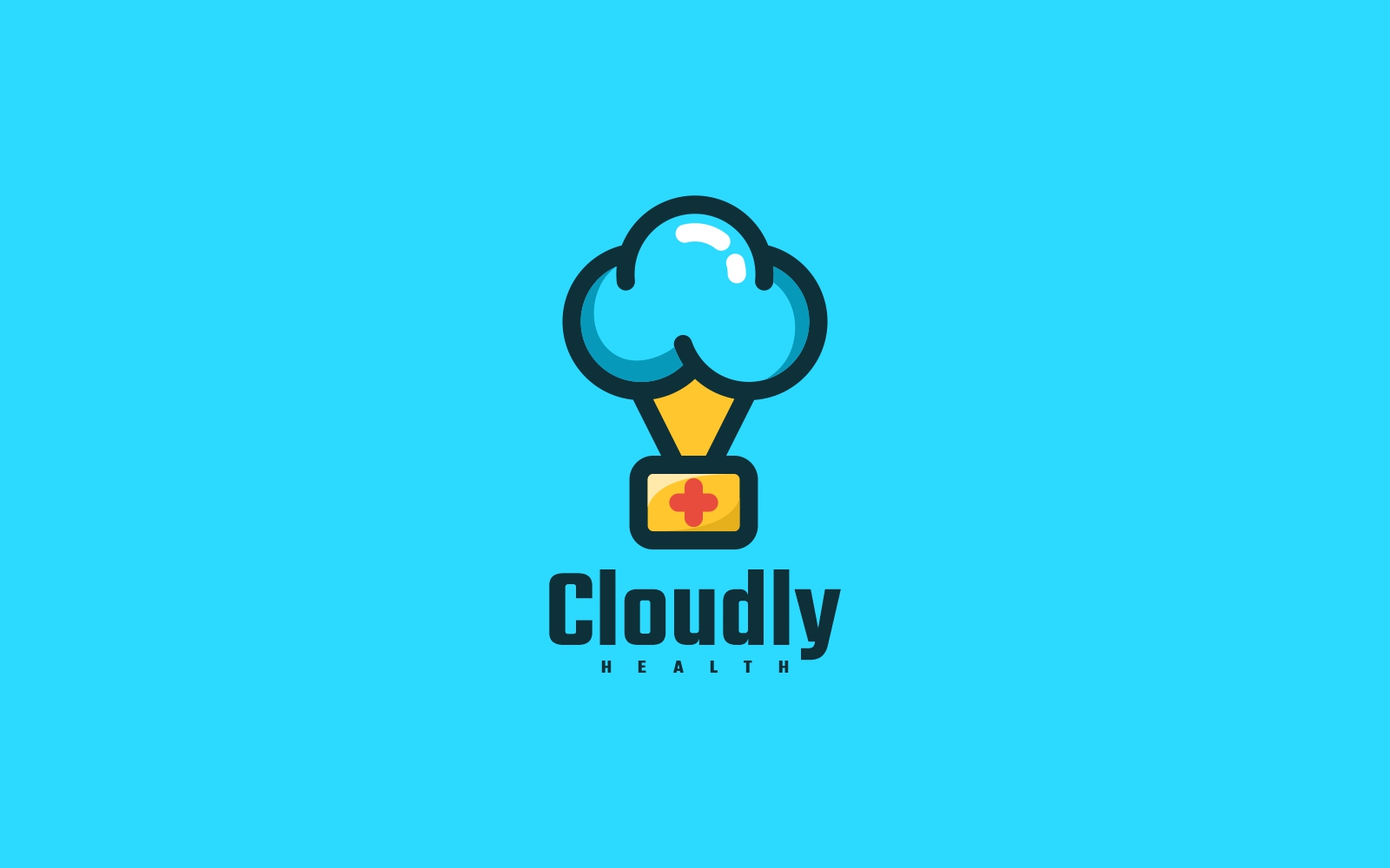 Cloud Color Mascot Logo Style