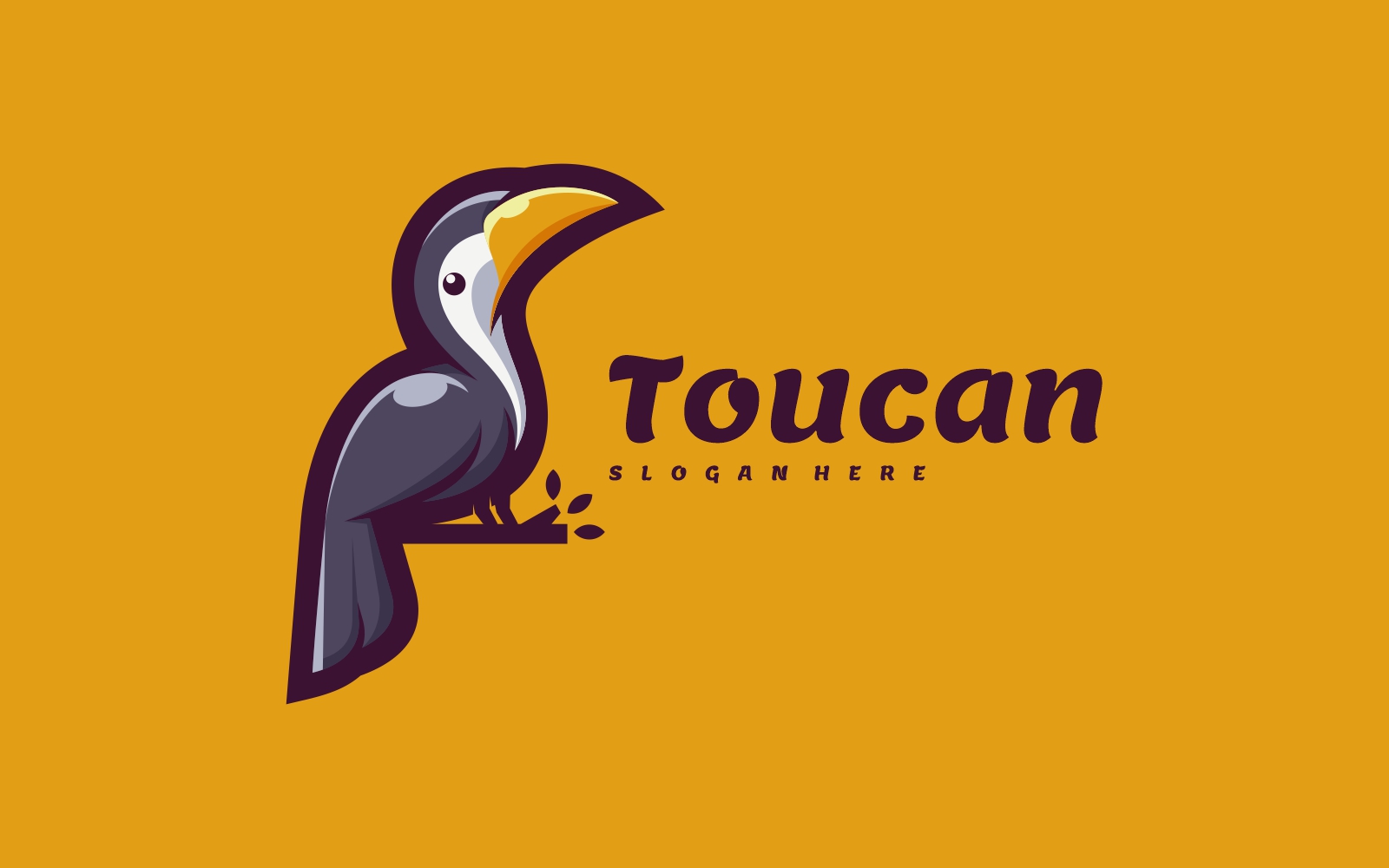 Toucan Mascot Logo Template