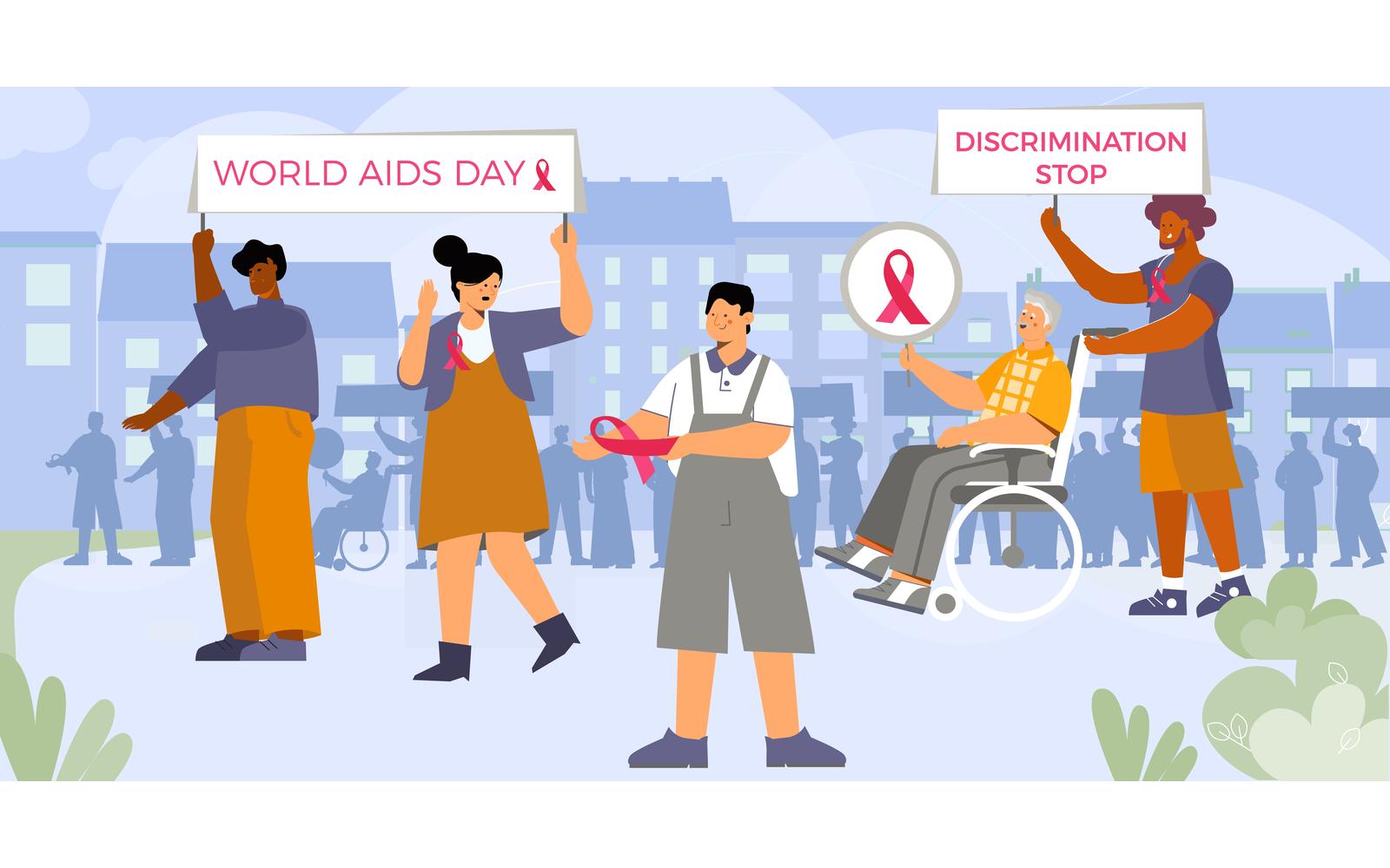 Discrimination Aids Flat 210160216 Vector Illustration Concept