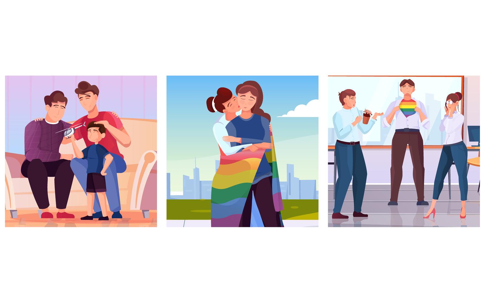 Lgbt Illustration Flat 210151131 Vector Illustration Concept