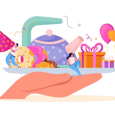 Cute Happy Illustrations Templates 208965