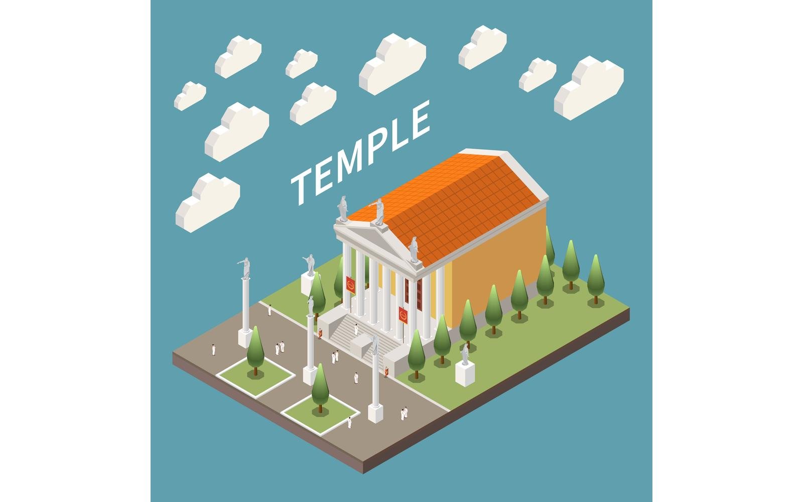 Roman Empire Isometric 210310921 Vector Illustration Concept