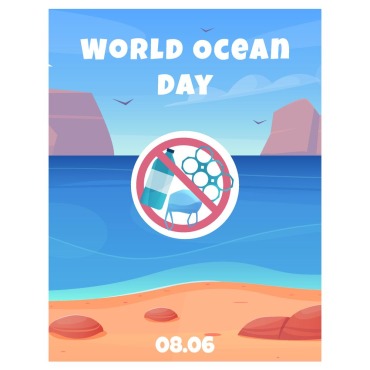 Ocean Pollution Illustrations Templates 209004