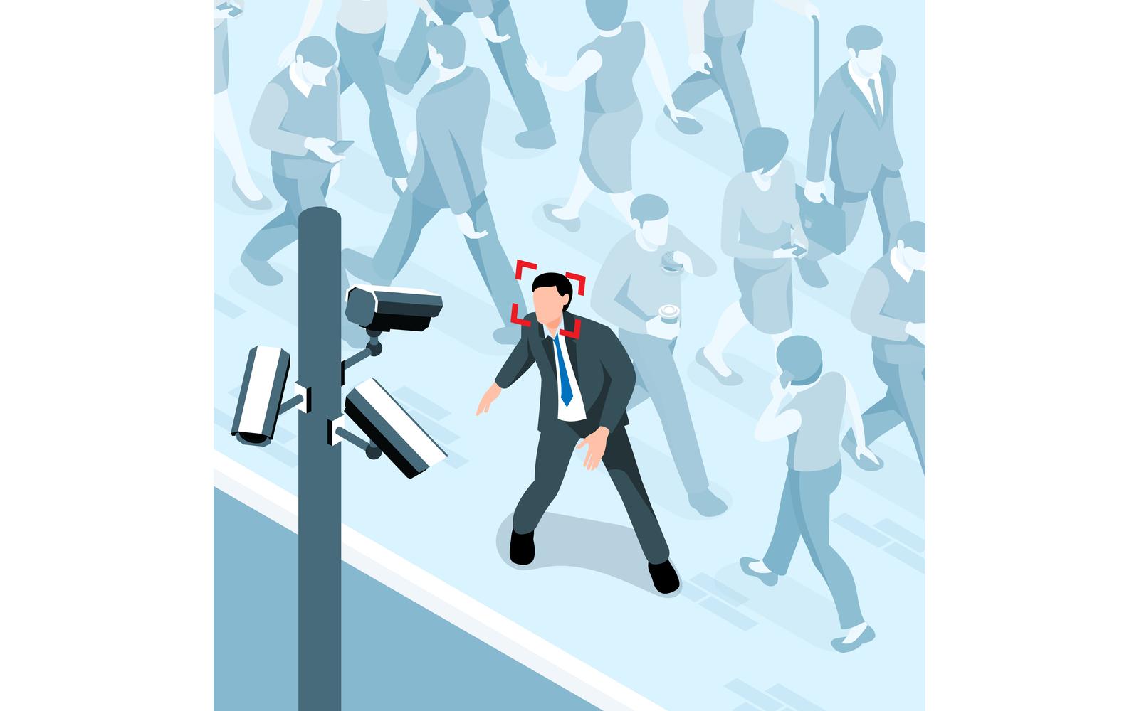 Isometric Public Security Illustration 210410523 Vector Illustration Concept