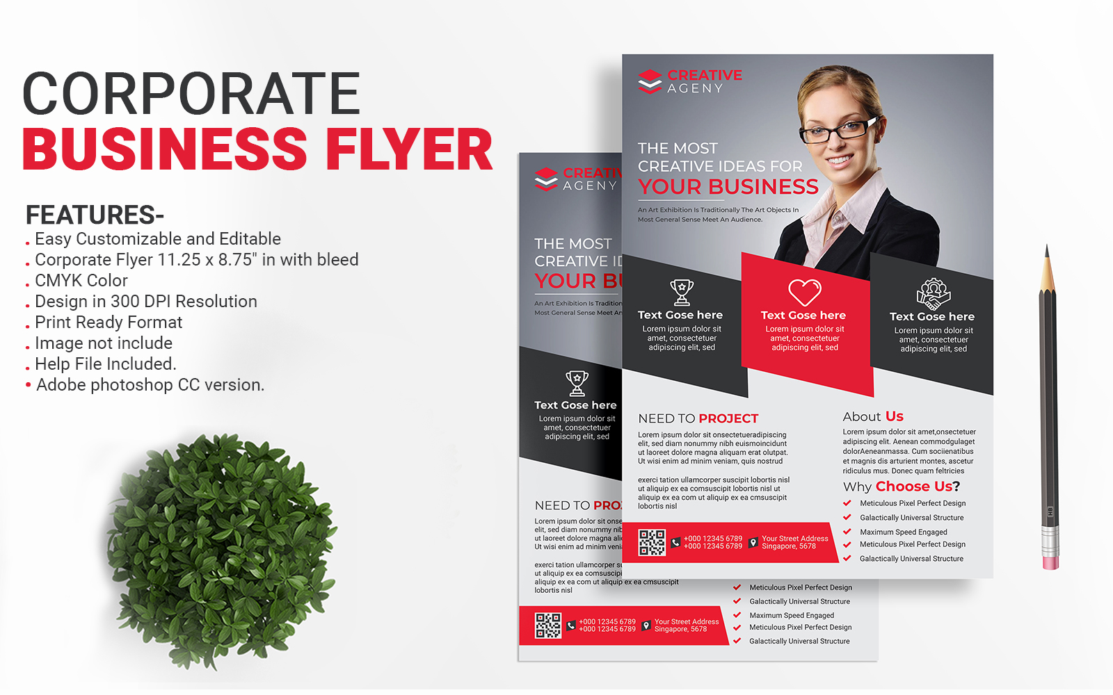 Corporate Business Flyer Template #123