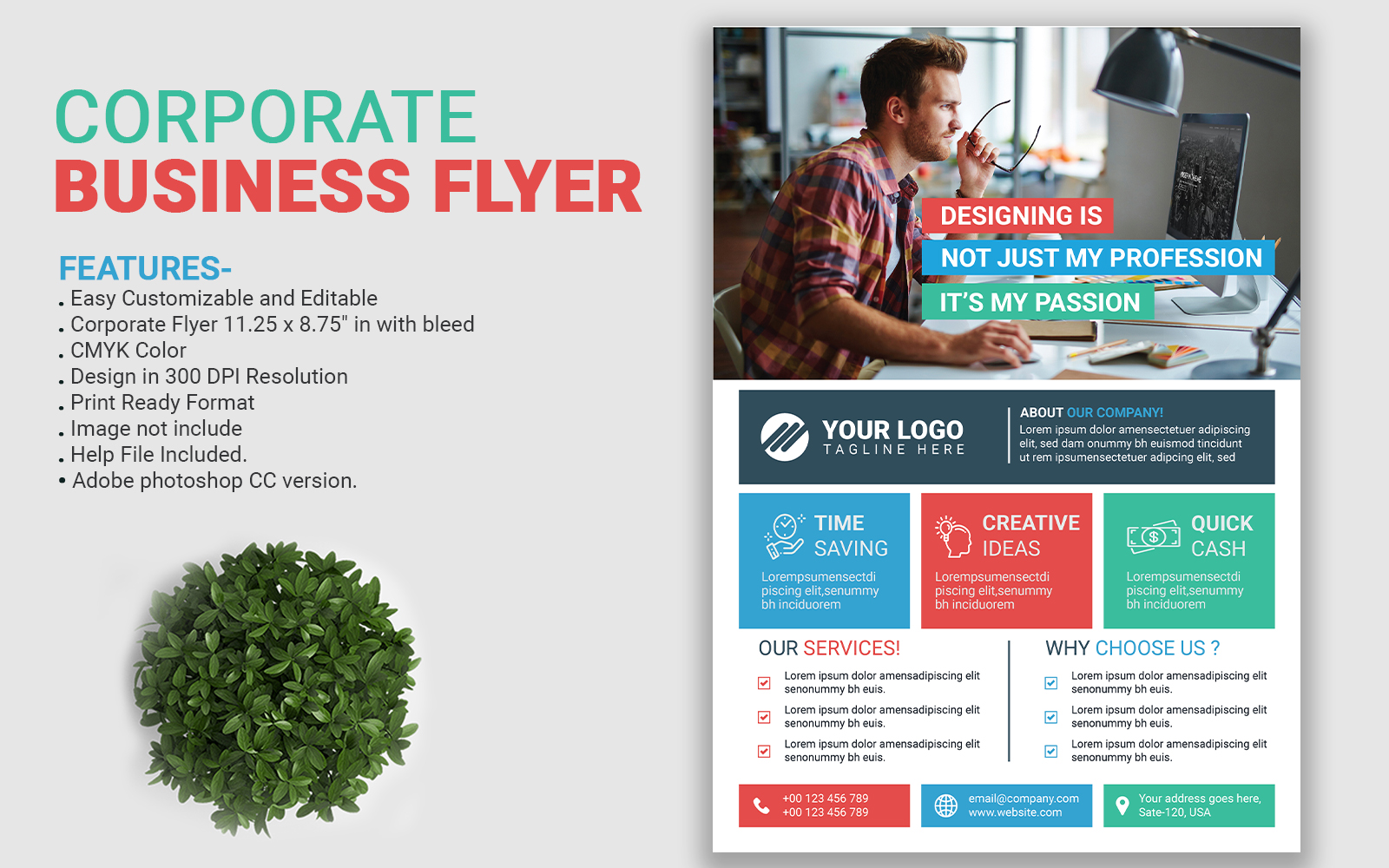 Corporate Business Flyer Template #14