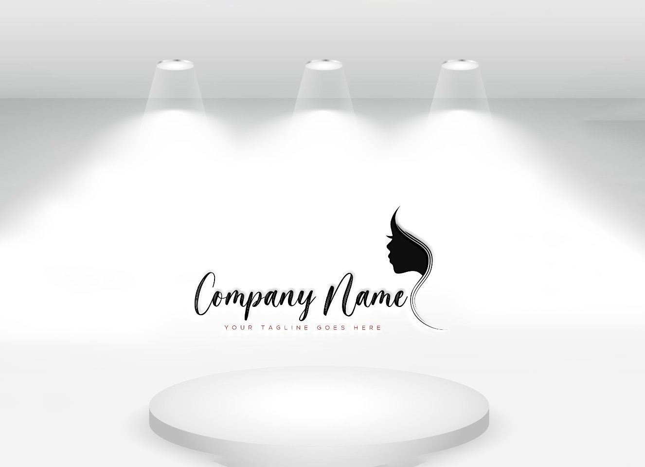 Beauty Hair Logo Design Templete