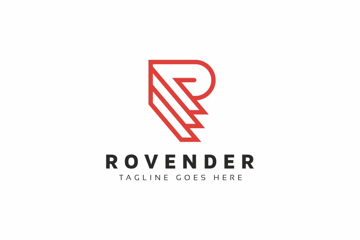 Rovender R Letter Logo Template